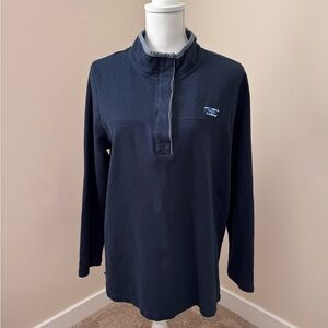 Womens L.L.Bean Navy Pullover